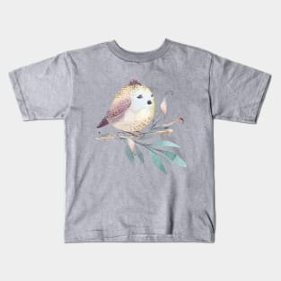 Cute Sleepy Bird Kids T-Shirt